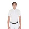 Men's Slim Fit Polo Shirt In Technical Fabric With Piping