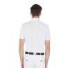 Men's Slim Fit Polo Shirt In Technical Fabric With Piping