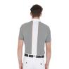 Men's Slim Fit Polo Shirt In Technical Fabric With Piping