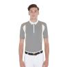 Men's Slim Fit Polo Shirt In Technical Fabric With Piping