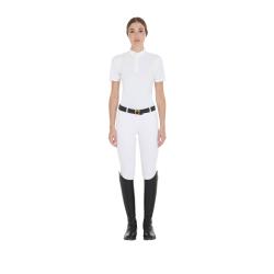 Women's Slim Fit Competition Polo Shirt With Buttons