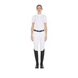 Women's Slim Fit Competition Polo Shirt With Buttons