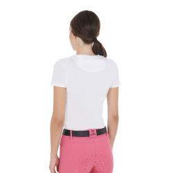 Women's Slim Fit T-Shirt With Abstract Horse Print
