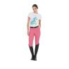 Women's Slim Fit T-Shirt With Abstract Horse Print