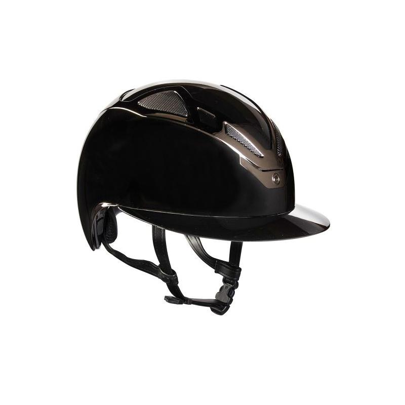 Apex Chrome Lady Helmet Black Glossy