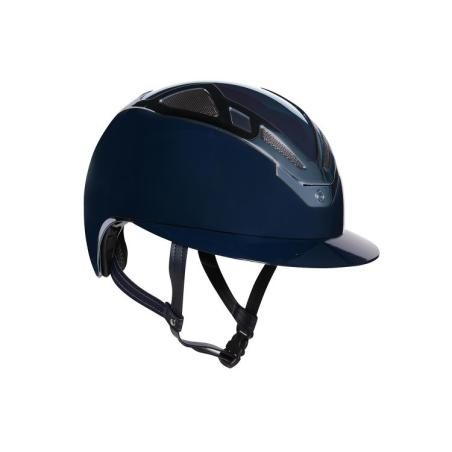 Apex Chrome Lady Helmet Blu Navy Glossy