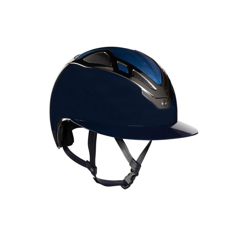 Apex Wood Lady Helmet Blu Navy Glossy