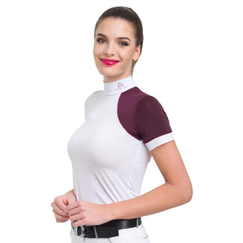 Camiseta Hípica De Concurso Simply Dame Manga Corta Cavalliera