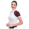Camiseta Hípica De Concurso Simply Dame Manga Corta Cavalliera