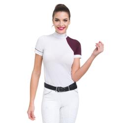 Camiseta Hípica De Concurso Simply Dame Manga Corta Cavalliera