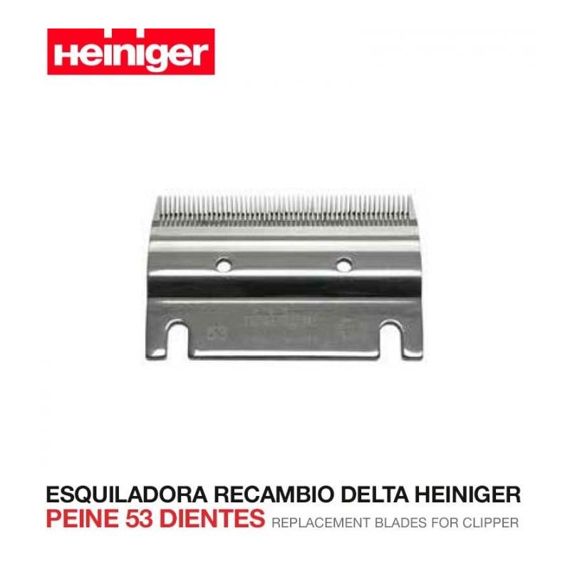  Esquiladora Recambio Delta Heiniger  Peine 53 Dientes
