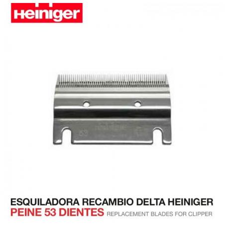  Esquiladora Recambio Delta Heiniger  Peine 53 Dientes