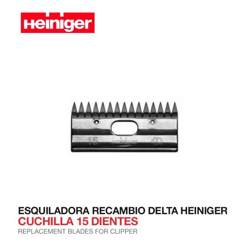  Esquiladora Recambio Delta Heiniger Cuchilla 15 Dientes