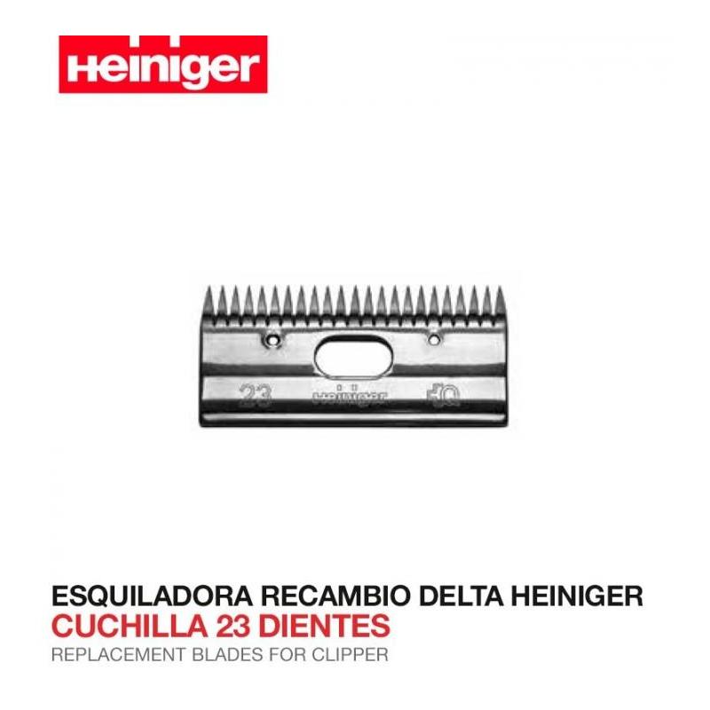  Esquiladora Recambio Delta Heiniger Cuchilla 23 Dientes