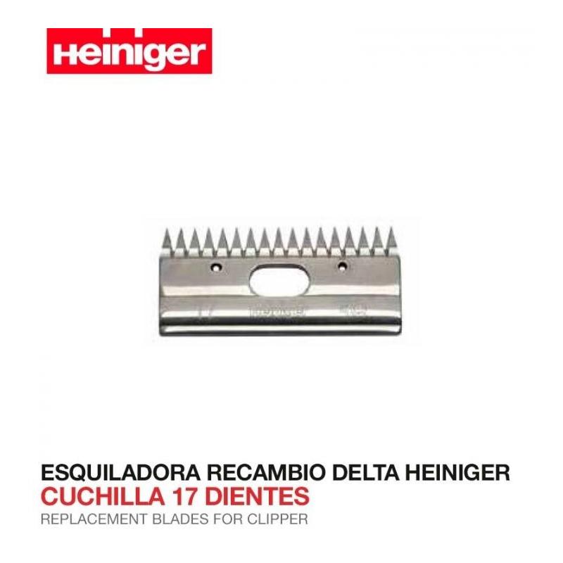  Esquiladora Recambio Delta Heiniger Cuchilla 17 Dientes