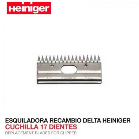  Esquiladora Recambio Delta Heiniger Cuchilla 17 Dientes