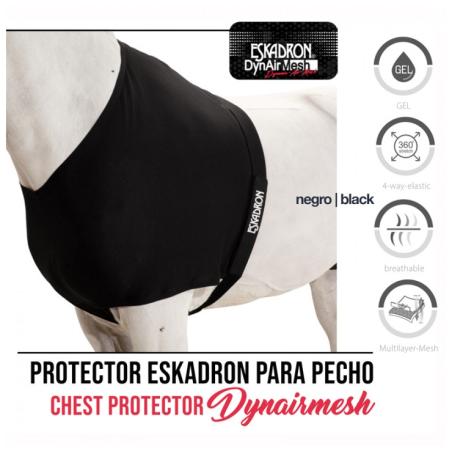 Protector Eskadron Para Pecho 313000 240 290 Negro