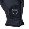 Women's Gloves In Soft Technical Fabric With Glitter Logo