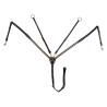 Leather Fork Breastplate With Gold Clincher