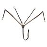 Leather Fork Breastplate With Gold Clincher