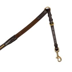 Leather Fork Breastplate With Gold Clincher