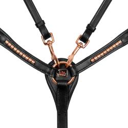Breastplate With Tread Details Leather Fork
