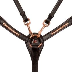 Breastplate With Tread Details Leather Fork