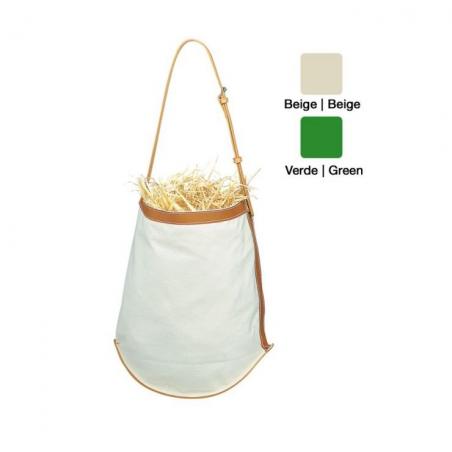 Bolsa Cebadera Zaldi Extra Lona Cuero