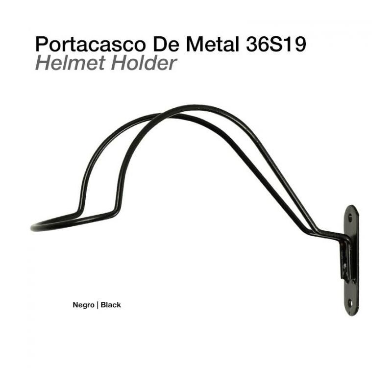  Portacasco Montar De Metal 36s19 Negro