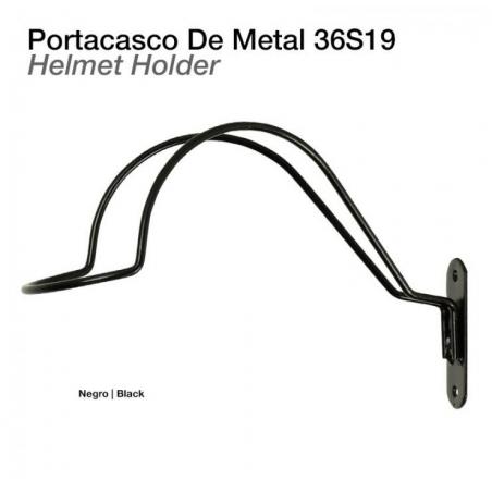  Portacasco Montar De Metal 36s19 Negro