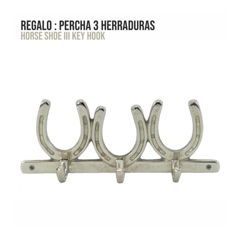 Regalo Percha 3 Herraduras 30X11X5.5