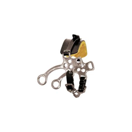 Hackamore Inox C/Nasalina Cuoio