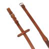 Leather And Rubber Reins Silver Fitting (1.6Cm)