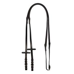 Leather And Rubber Reins Silver Fitting (1.6Cm)