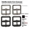  Hebilla Ación Estribo Coscojo 12uds