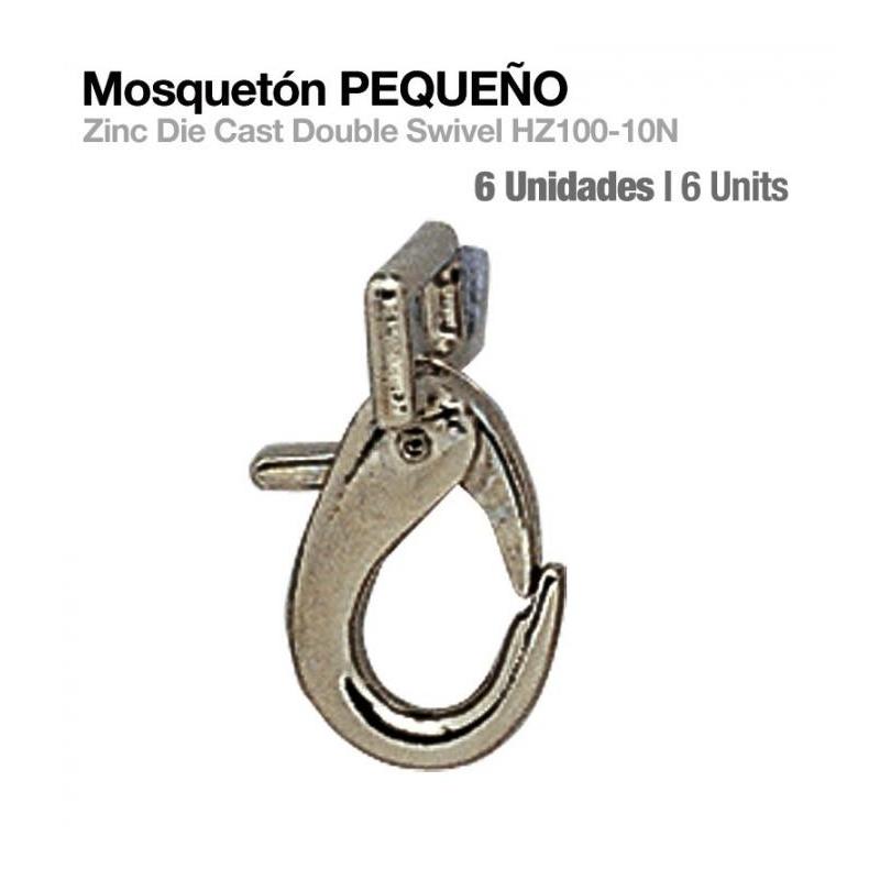  Mosquetón Pequeño Hz-100 6uds