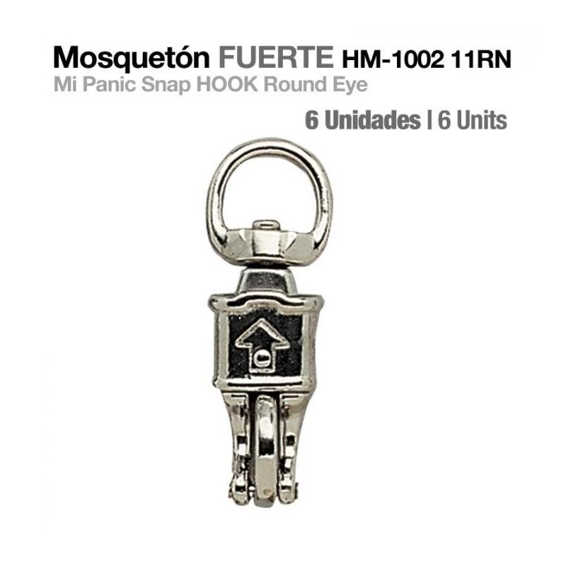  Mosquetón Fuerte Hm-1002-11rn 6uds