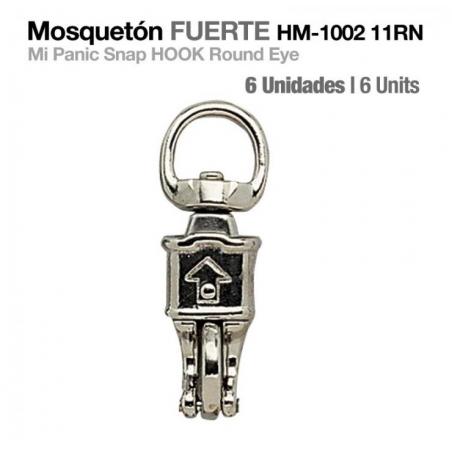  Mosquetón Fuerte Hm-1002-11rn 6uds
