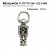  Mosquetón Fuerte Hm-1002-11rn 6uds