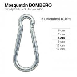  Mosquetón Bombero 2450 6uds