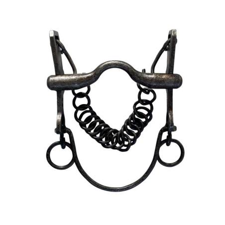 Bocado Vaquero Inoxidable Envejecido Embocadura Suave