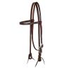 Browband Black Steel Buckle Oiled Western Bridle