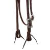 Browband Black Steel Buckle Oiled Western Bridle
