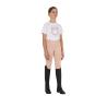T-Shirt Bambina Slim Fit Logo Glitter Rosa