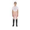 T-Shirt Bambina Slim Fit Logo Glitter Rosa