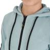 Felpa Bambina Full Zip Con Pile Interno