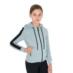 Felpa Bambina Full Zip Con Pile Interno