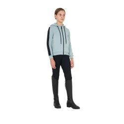 Felpa Bambina Full Zip Con Pile Interno