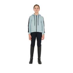 Felpa Bambina Full Zip Con Pile Interno