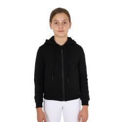 Felpa Bambina Full Zip Con Pile Interno